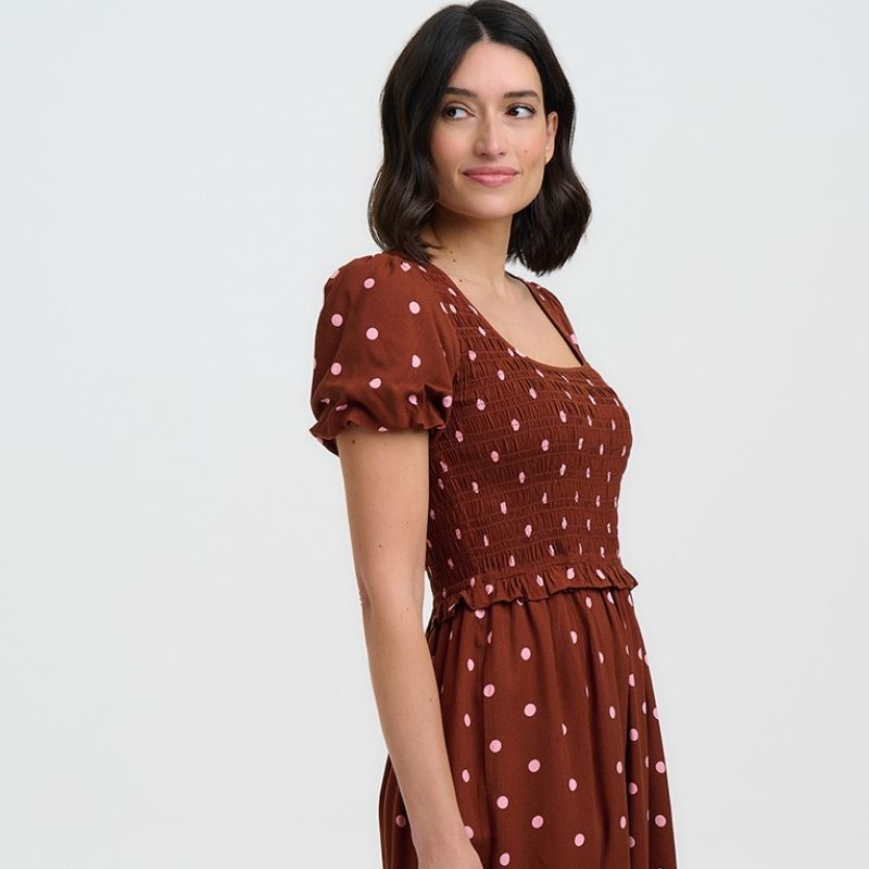 a close up of a dress