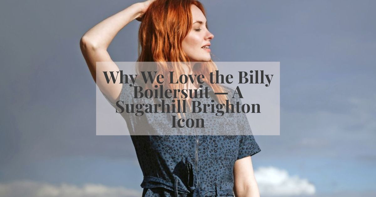 woman modelling a boilersuit