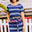 Terri Jersey Mini Dress - Navy, Malibu Stripe