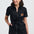 Logan Playsuit - Black Leaping Tiger