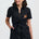 Logan Playsuit - Black Leaping Tiger