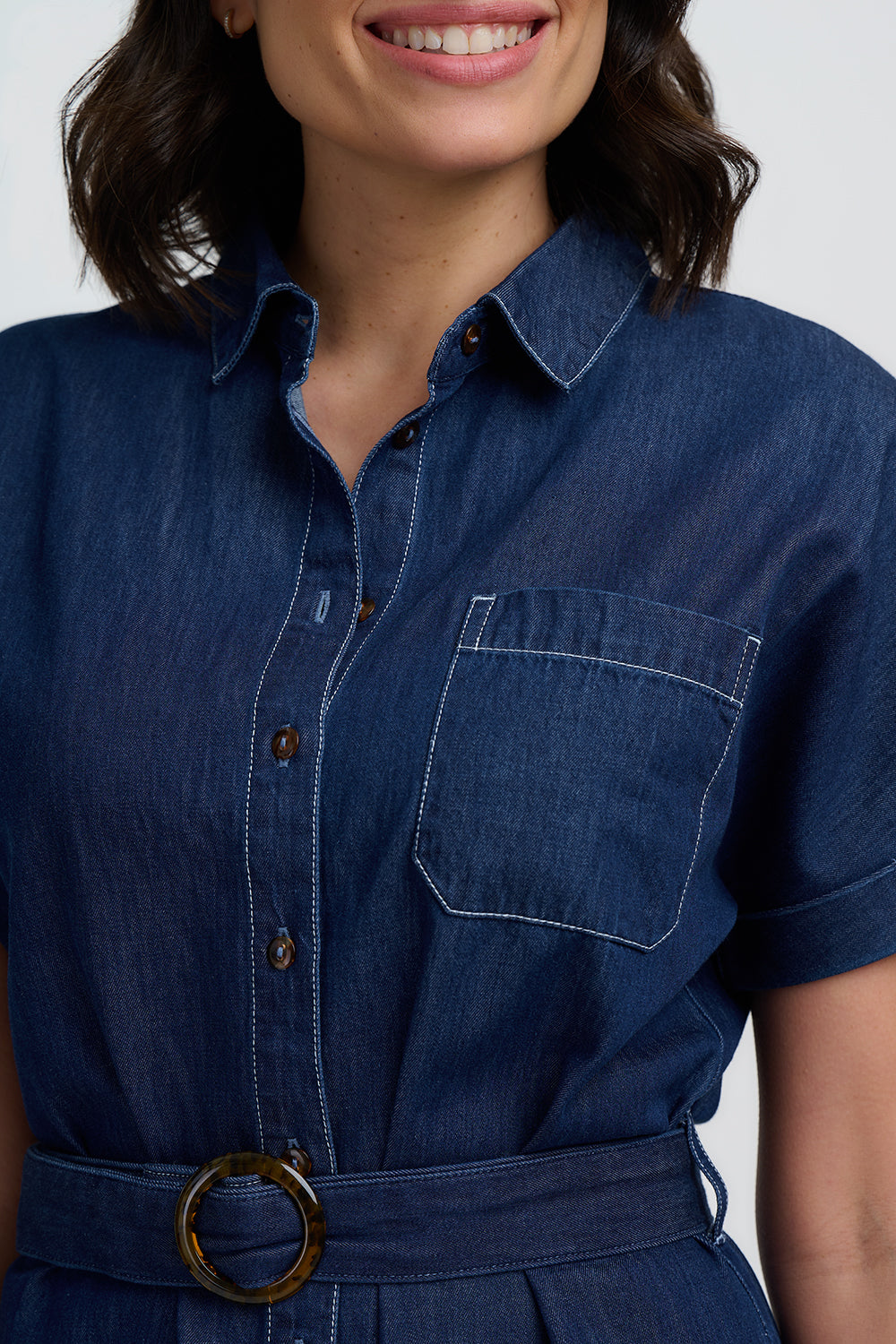 Lourdes Midi Shirt Dress