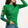 Sugarhill Brighton model wearing a green jumper with flower motifs on the sleeves, paired with blue jeans.