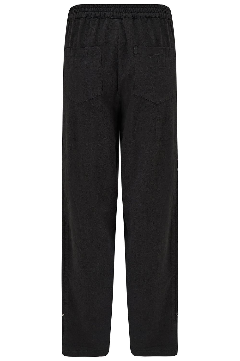 Black pants on a white background