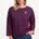 Sugarhill Brighton model wearing a red and blue striped shirt with a small design on a plain background