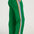 Green pants with colorful stripes on a white background