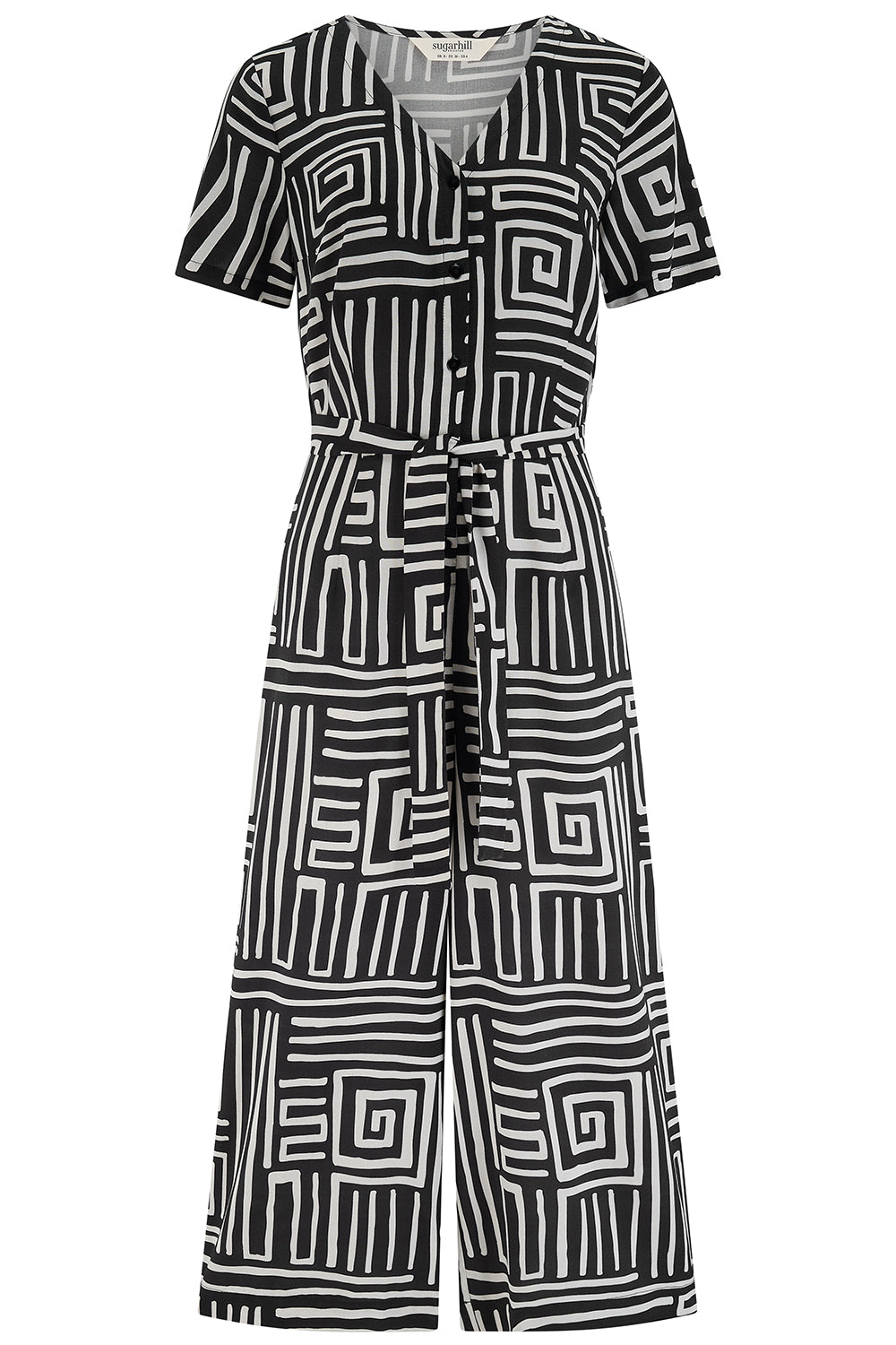 Black and white jumpsuit 