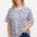 Kinsley Relaxed T-Shirt - Off-White, Rainbow Leopard