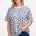 Kinsley Relaxed T-Shirt - Off-White, Rainbow Leopard