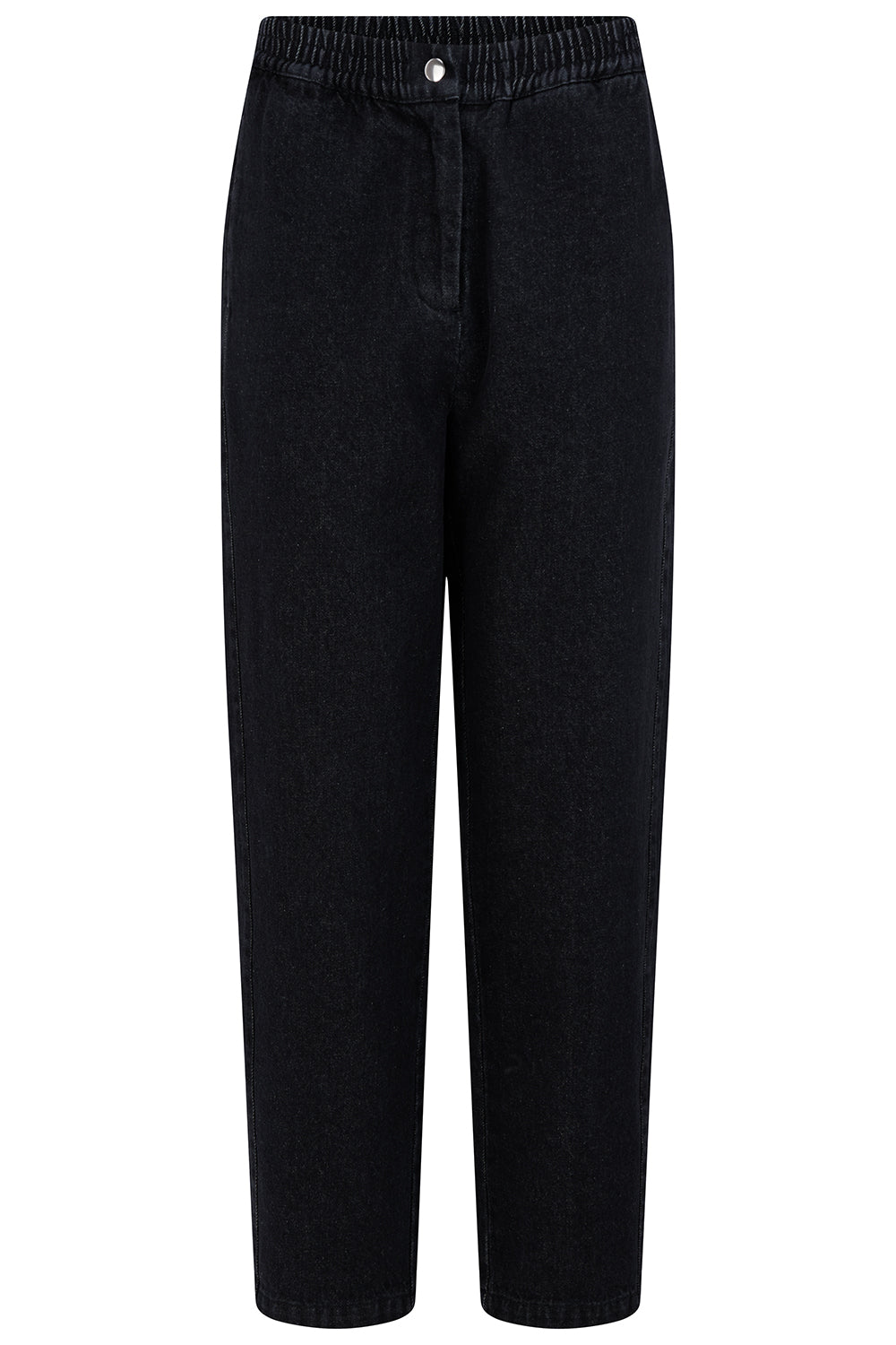 Black pants on a white background