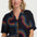 retro inspired shirt with colour stripes 