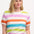 Maggie T-Shirt - Multi, Bold Stripes