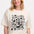 Kinsley Relaxed T-Shirt - Off-White/Black, Folk Floral