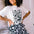 Kinsley Relaxed T-Shirt - Off-White/Black, Folk Floral