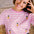 Maggie T-Shirt - Off-White/Pink, Pineapple Repeat