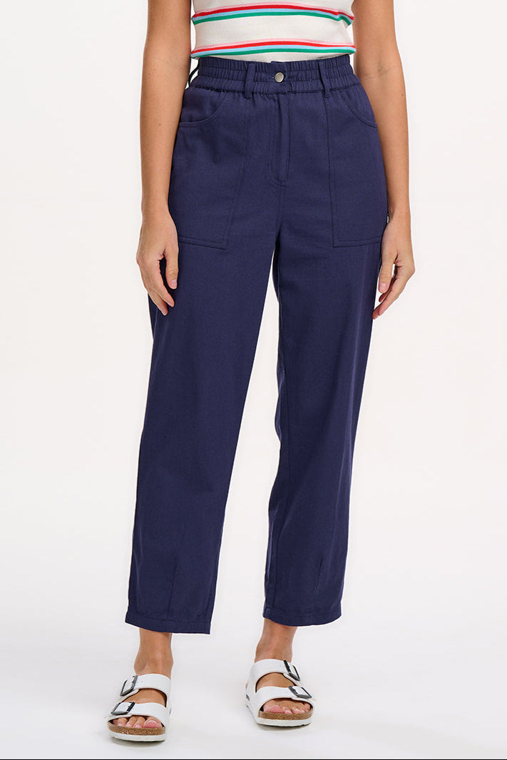 Rowan Trousers - Navy, Triple Star