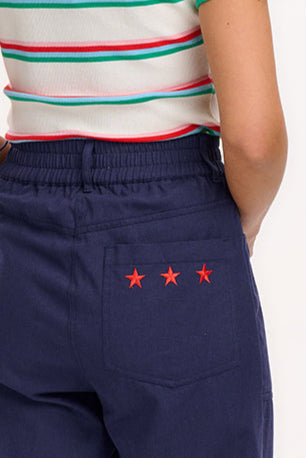 Rowan Trousers - Navy, Triple Star