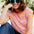Chrissy Relaxed Tank T-Shirt - Pink, Oranges